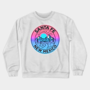 Santa Fe Ski New Mexico Skiing Basin Crewneck Sweatshirt